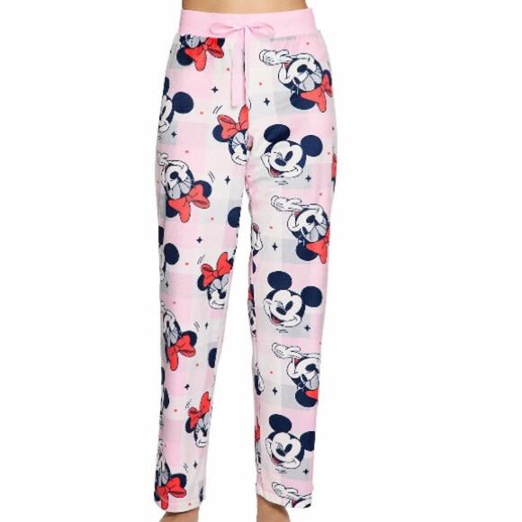 Disney Pink Mickey Minnie Pajama Pants - Picture 7 of 9